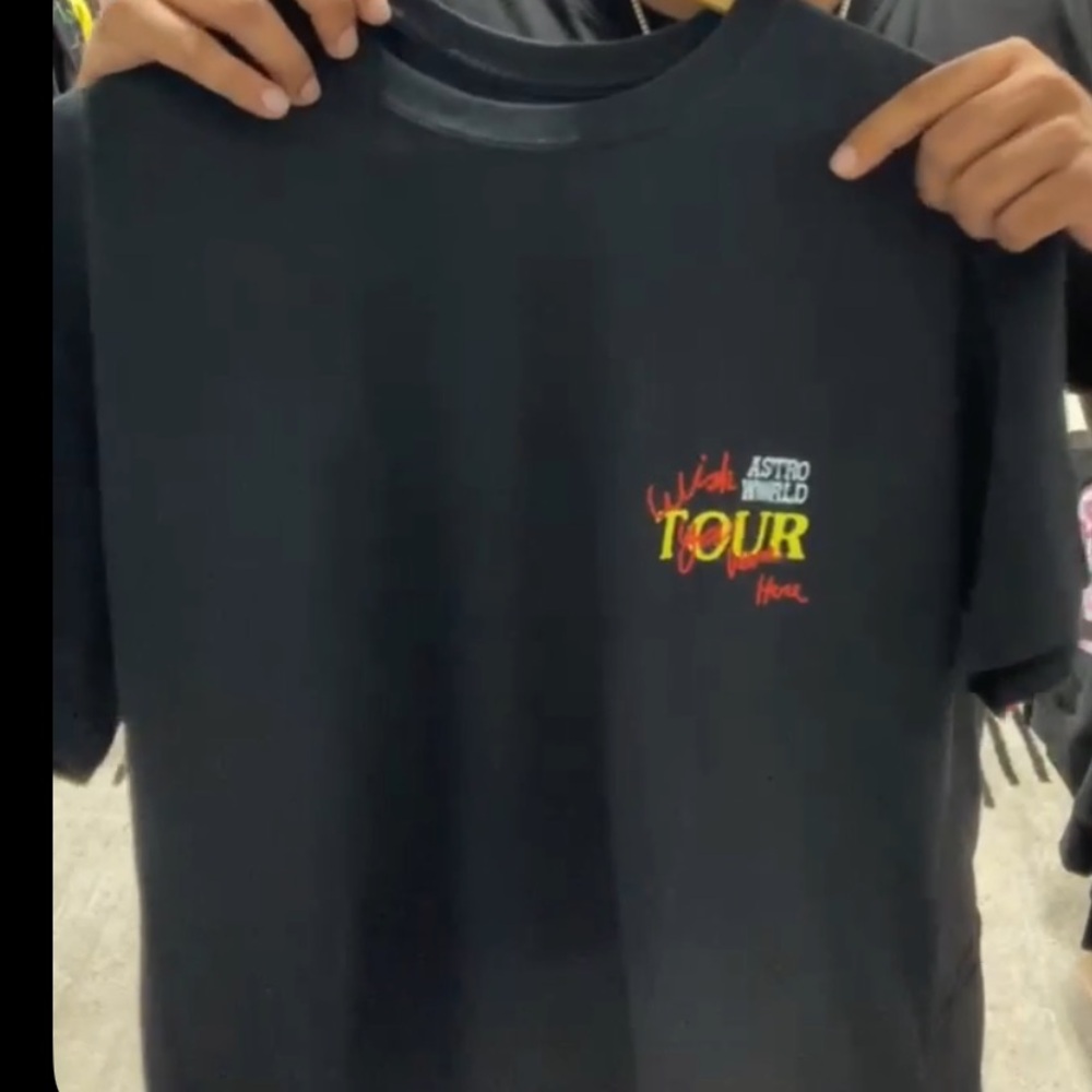 Travis Scott Black Tour Tee